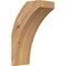 Ekena Millwork 3 1/2"W x 6"D x 10"H Thorton Smooth Knee Brace, Western Red Cedar BRC04X06X10THR00SWR - alternate 1
